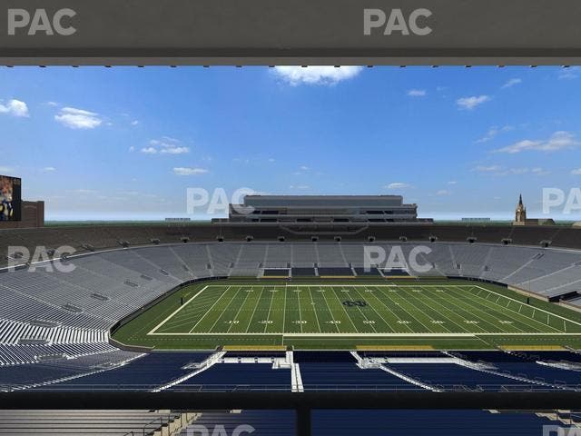 Notre Dame Stadium - Section Corbett Club 711 Seat View