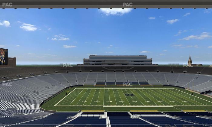 Notre Dame Stadium - Section Corbett Club 711 Seat View
