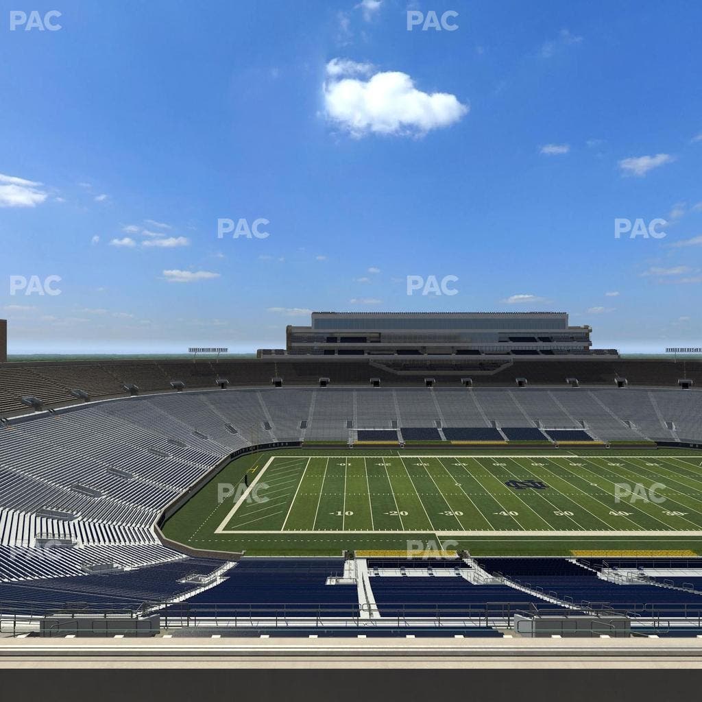 Notre Dame Stadium - Section Corbett Club 712 Seat View