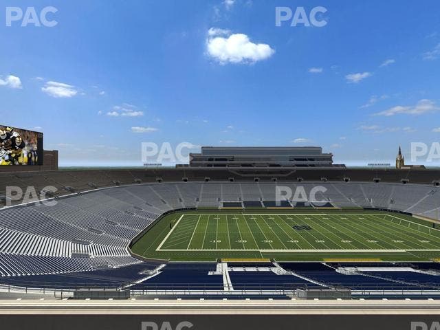 Notre Dame Stadium - Section Corbett Club 712 Seat View