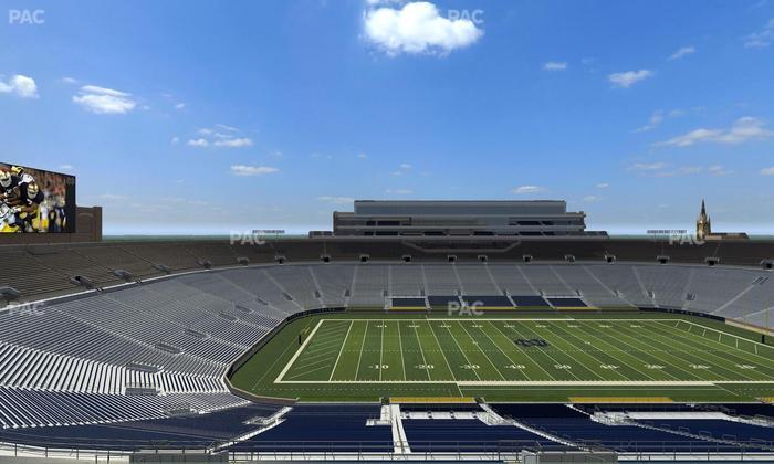 Notre Dame Stadium - Section Corbett Club 712 Seat View
