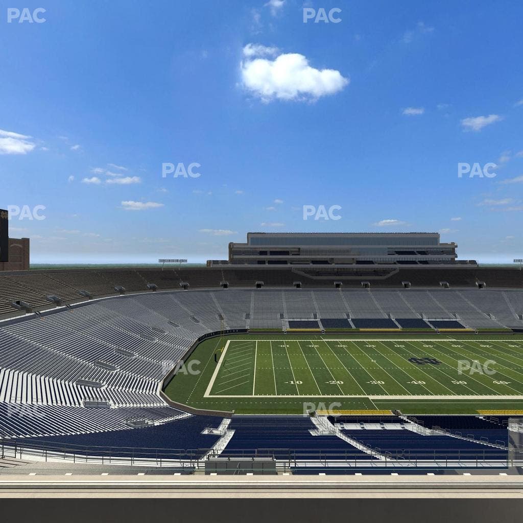 Notre Dame Stadium - Section Corbett Club 713 Seat View