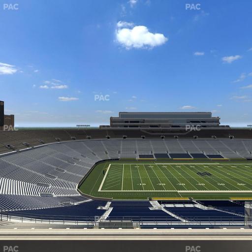 Notre Dame Stadium - Section Corbett Club 713 Seat View