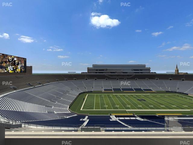 Notre Dame Stadium - Section Corbett Club 713 Seat View