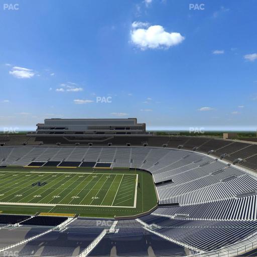 Notre Dame Stadium - Section Corbett Club 801 Seat View