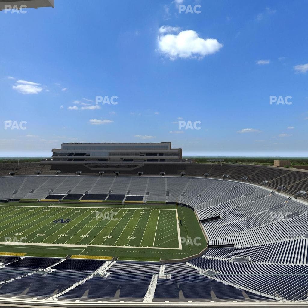 Notre Dame Stadium - Section Corbett Club 802 Seat View