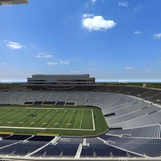 Notre Dame Stadium - Section Corbett Club 802 Seat View