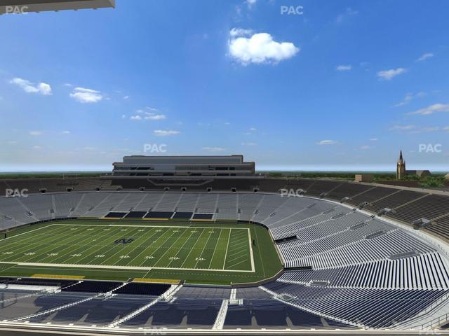 Notre Dame Stadium - Section Corbett Club 802 Seat View