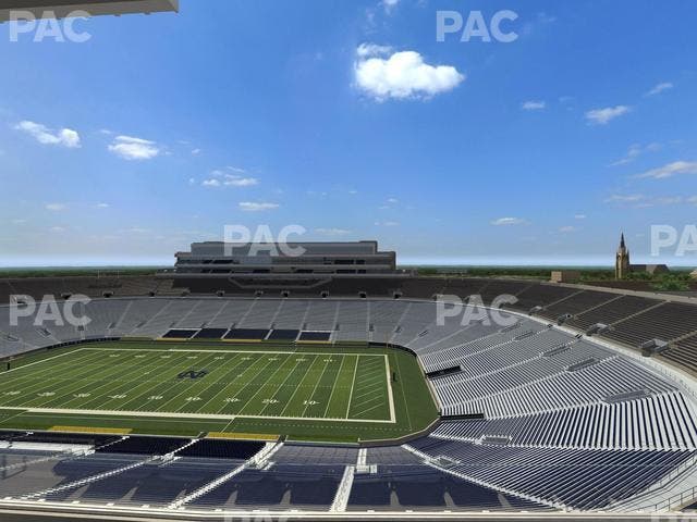 Notre Dame Stadium - Section Corbett Club 802 Seat View