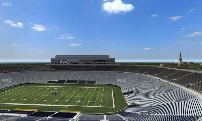 Notre Dame Stadium - Section Corbett Club 802 Seat View