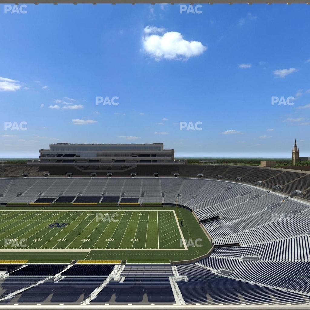 Notre Dame Stadium - Section Corbett Club 803 Seat View