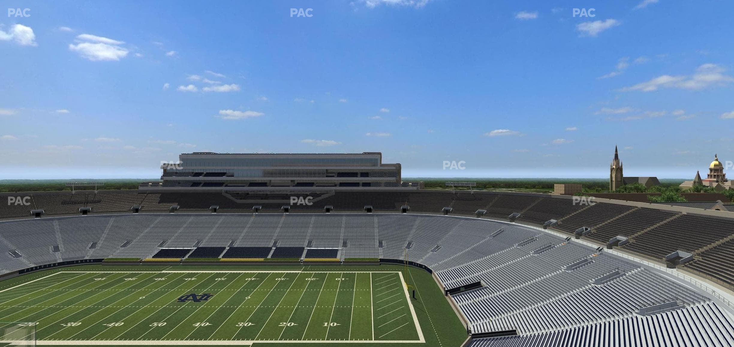 Notre Dame Stadium - Section Corbett Club 803 Seat View