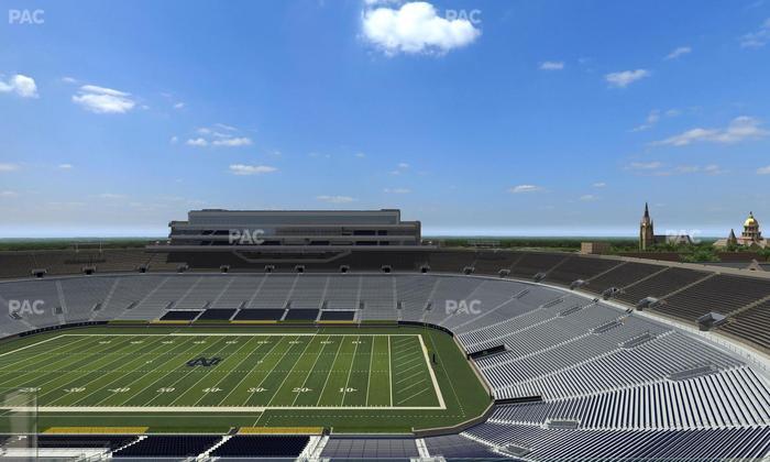 Notre Dame Stadium - Section Corbett Club 803 Seat View