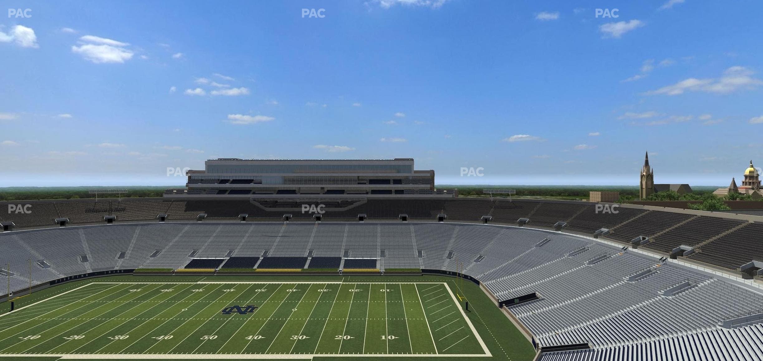 Notre Dame Stadium - Section Corbett Club 804 Seat View