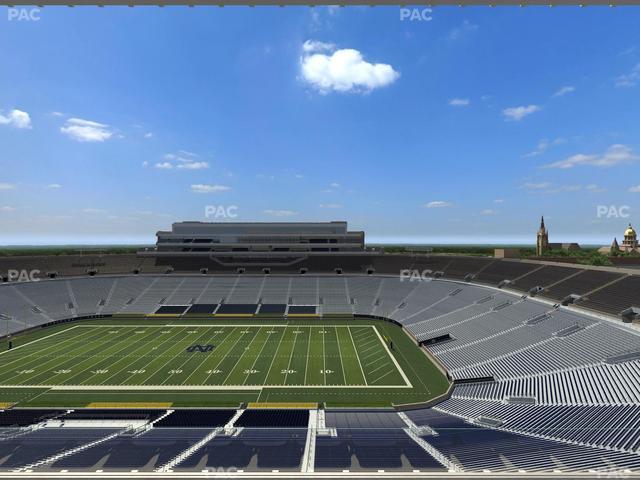 Notre Dame Stadium - Section Corbett Club 804 Seat View