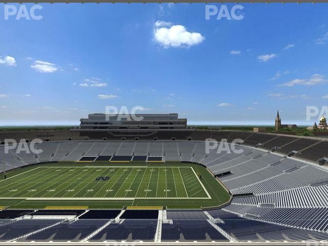 Notre Dame Stadium - Section Corbett Club 804 Seat View