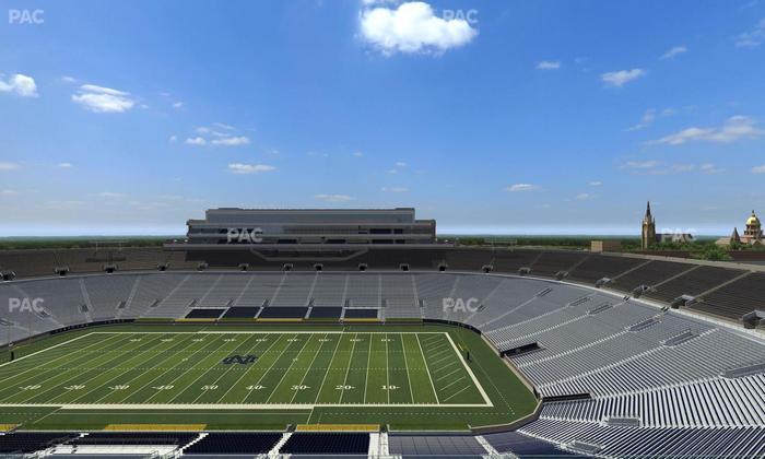 Notre Dame Stadium - Section Corbett Club 804 Seat View