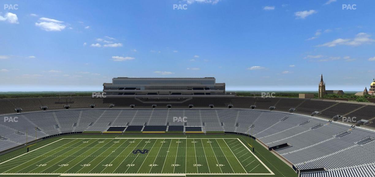 Notre Dame Stadium - Section Corbett Club 805 Seat View