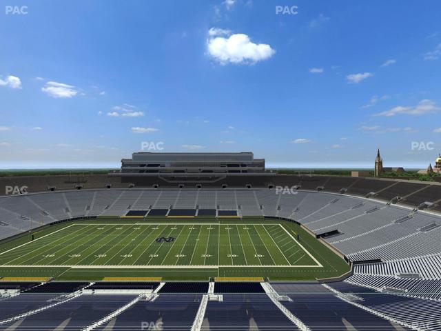 Notre Dame Stadium - Section Corbett Club 805 Seat View