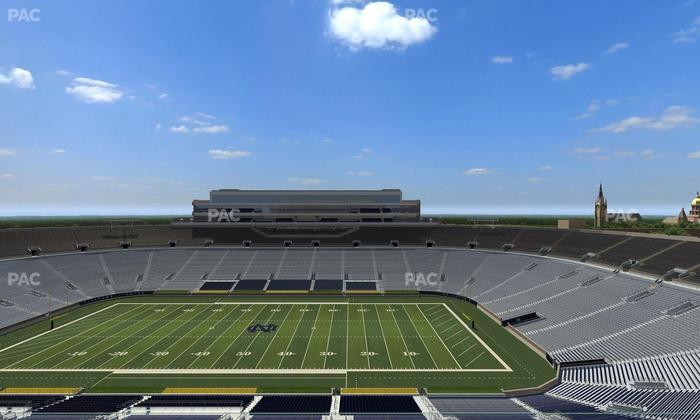 Notre Dame Stadium - Section Corbett Club 805 Seat View