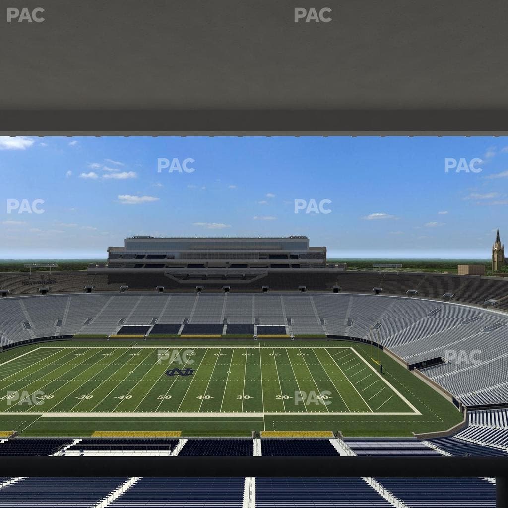 Notre Dame Stadium - Section Corbett Club 805 Seat View