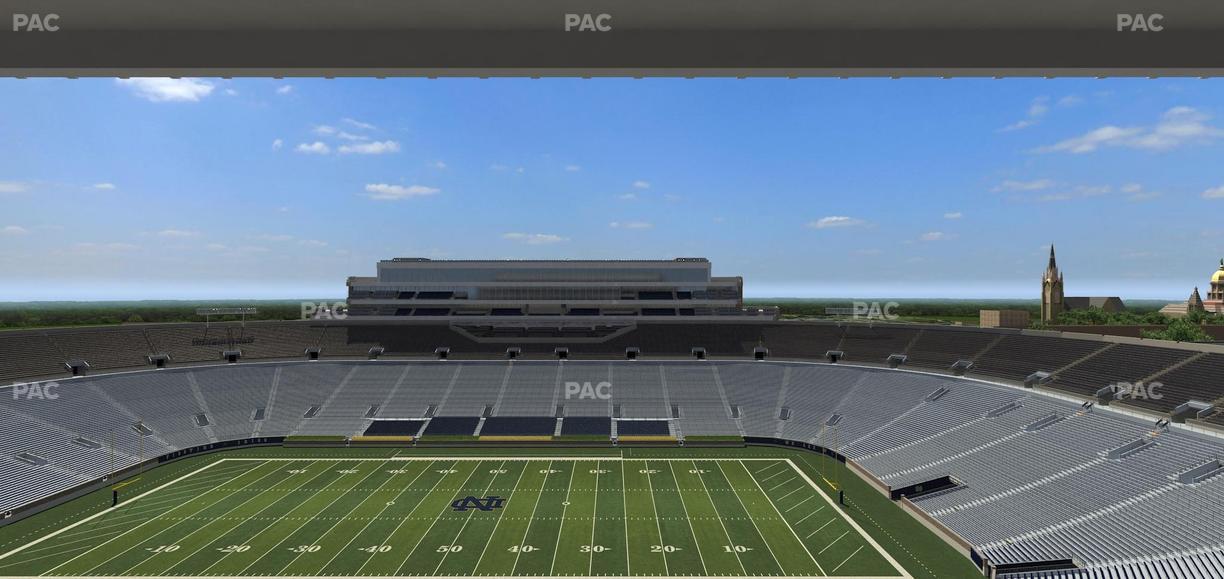 Notre Dame Stadium - Section Corbett Club 805 Seat View