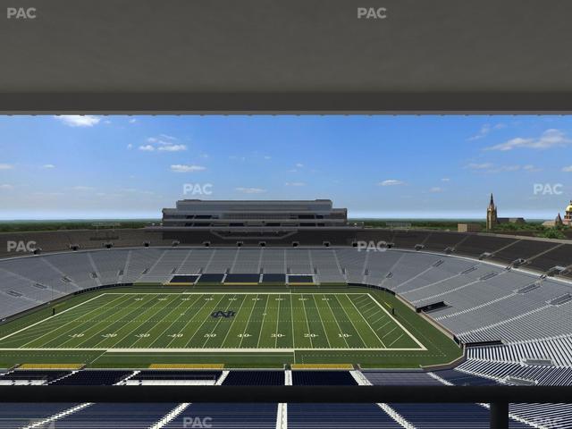Notre Dame Stadium - Section Corbett Club 805 Seat View