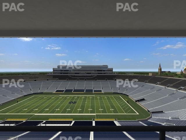 Notre Dame Stadium - Section Corbett Club 805 Seat View