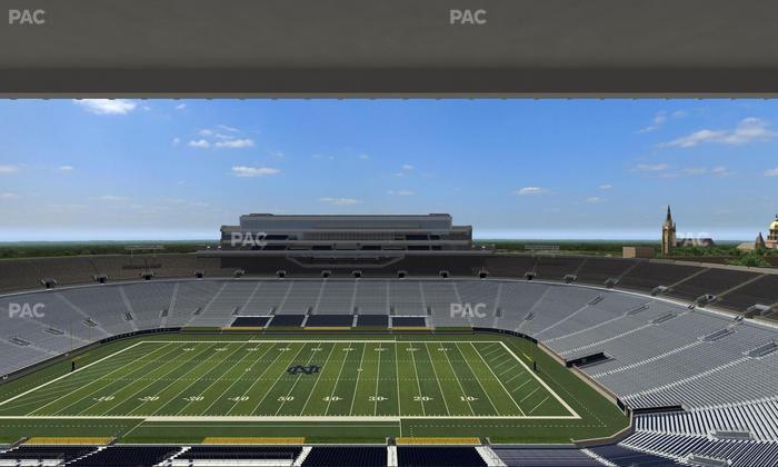 Notre Dame Stadium - Section Corbett Club 805 Seat View