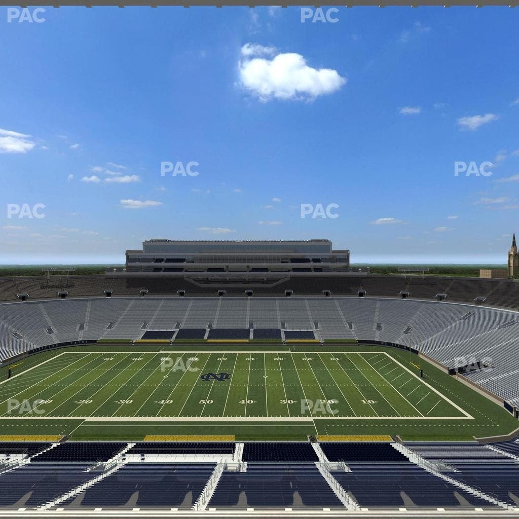 Notre Dame Stadium - Section Corbett Club 806 Seat View