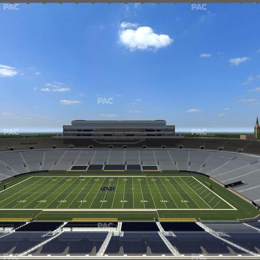 Notre Dame Stadium - Section Corbett Club 806 Seat View