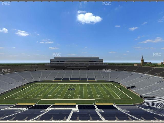 Notre Dame Stadium - Section Corbett Club 806 Seat View