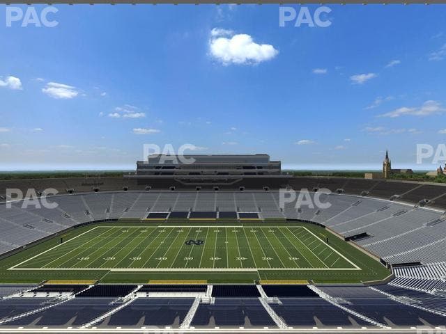 Notre Dame Stadium - Section Corbett Club 806 Seat View