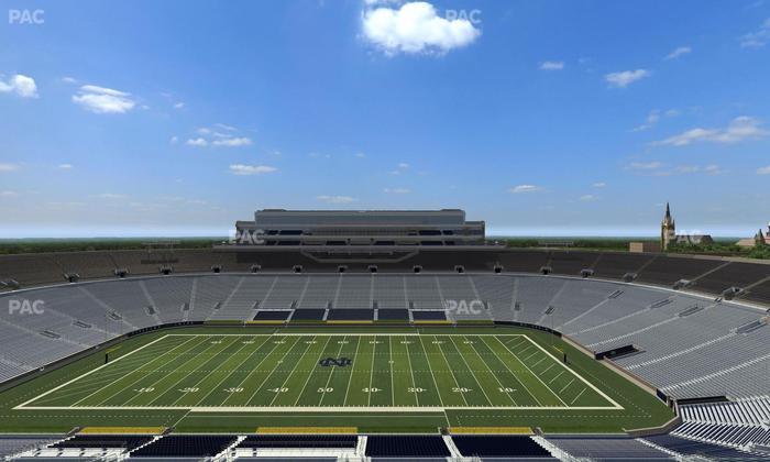 Notre Dame Stadium - Section Corbett Club 806 Seat View