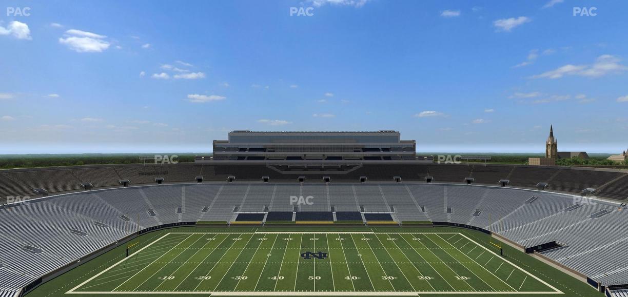 Notre Dame Stadium - Section Corbett Club 807 Seat View