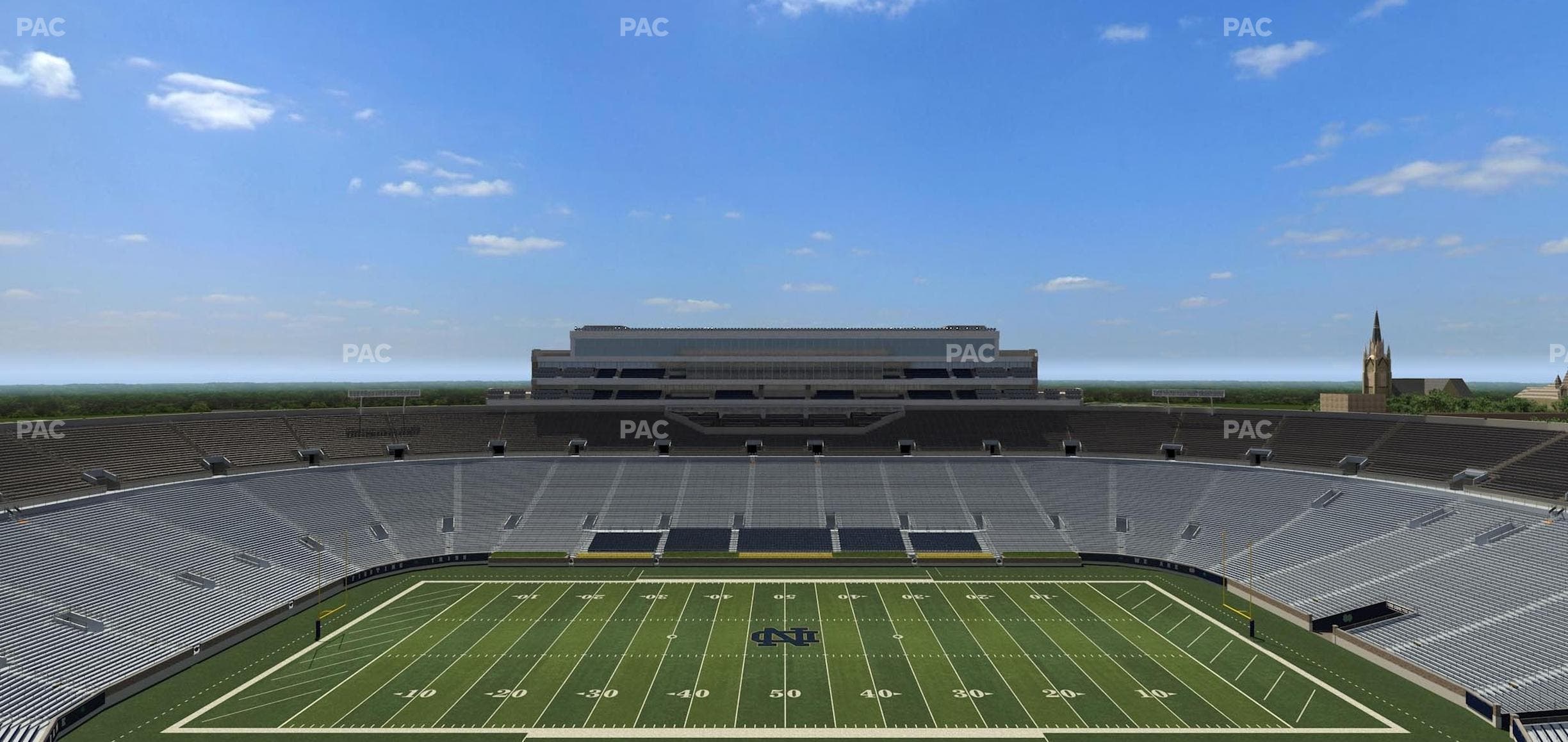 Notre Dame Stadium - Section Corbett Club 807 Seat View
