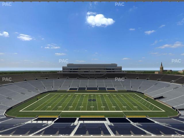 Notre Dame Stadium - Section Corbett Club 807 Seat View