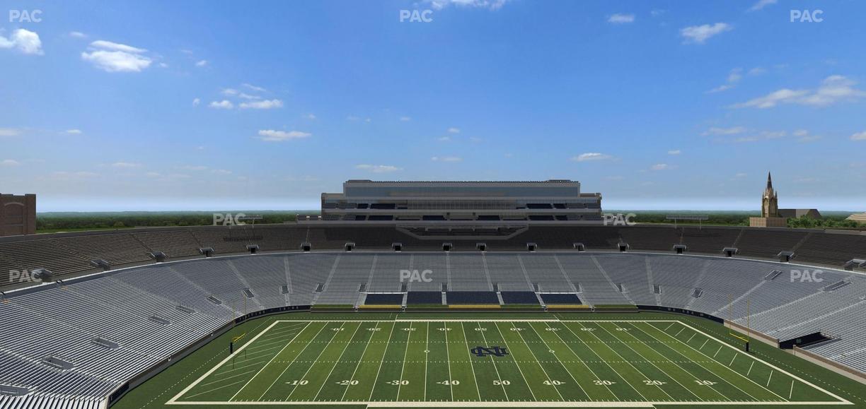 Notre Dame Stadium - Section Corbett Club 808 Seat View
