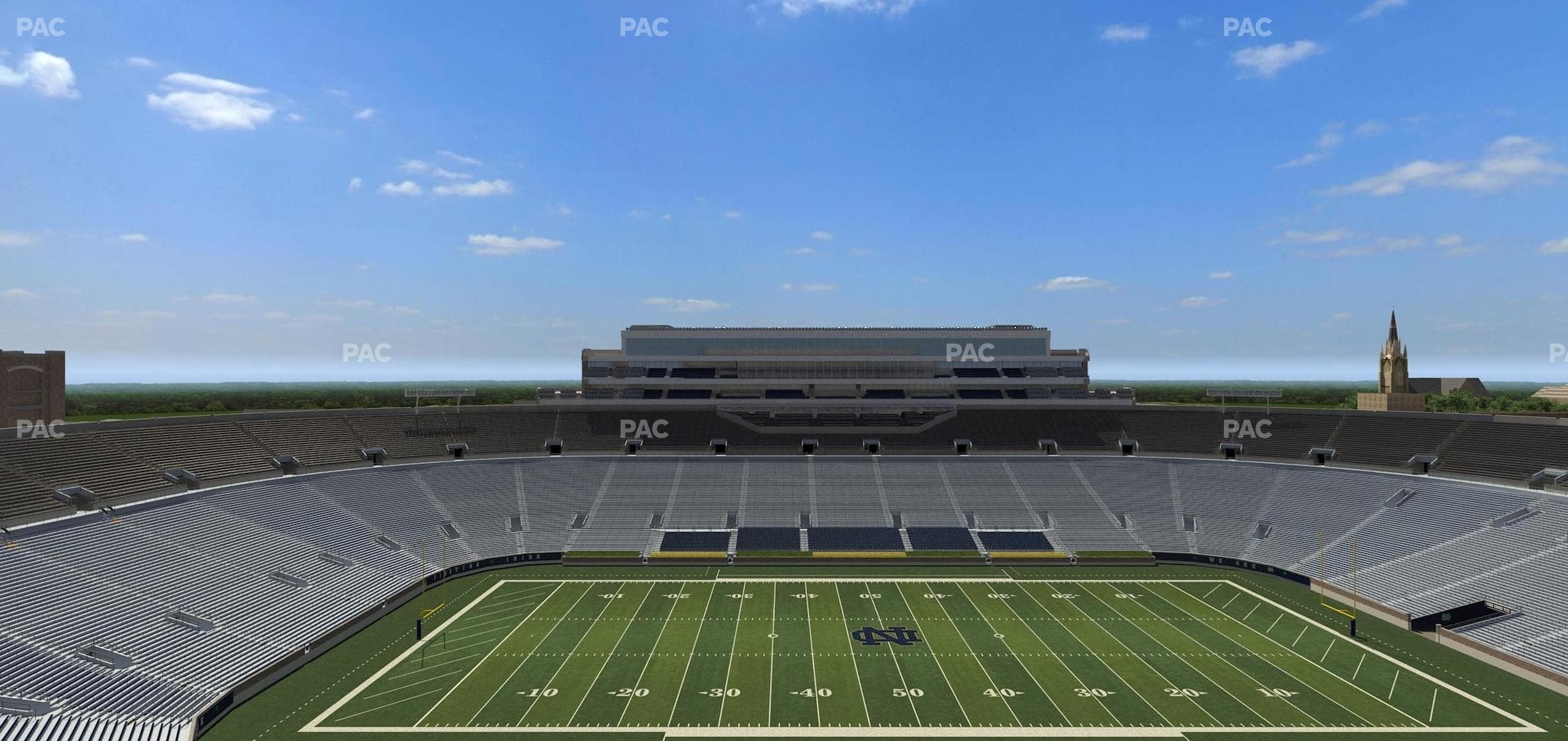 Notre Dame Stadium - Section Corbett Club 808 Seat View