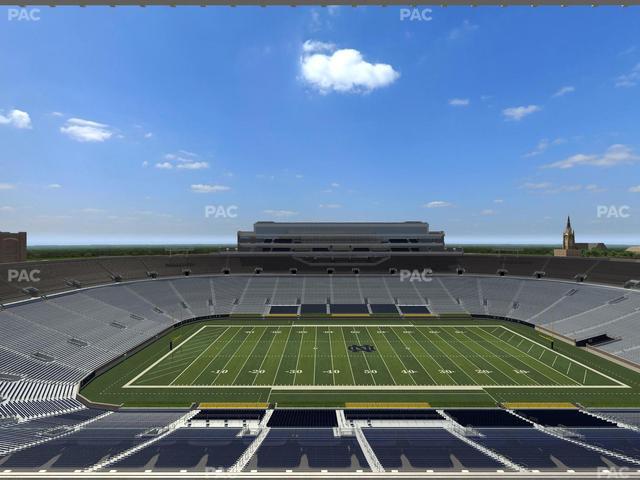 Notre Dame Stadium - Section Corbett Club 808 Seat View