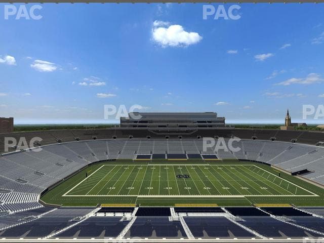 Notre Dame Stadium - Section Corbett Club 808 Seat View
