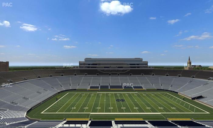 Notre Dame Stadium - Section Corbett Club 808 Seat View