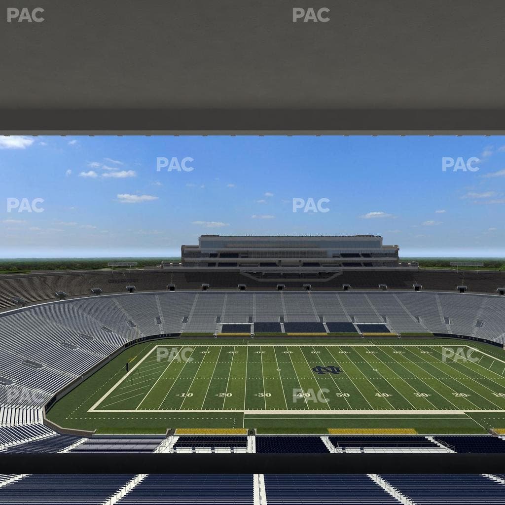 Notre Dame Stadium - Section Corbett Club 809 Seat View