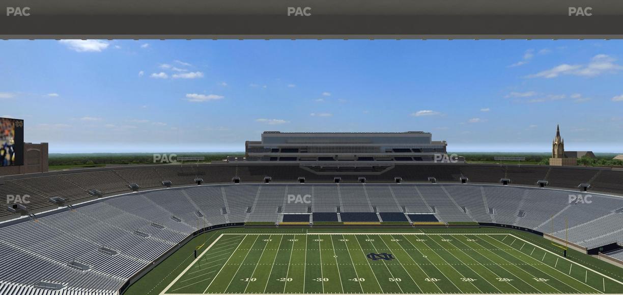 Notre Dame Stadium - Section Corbett Club 809 Seat View