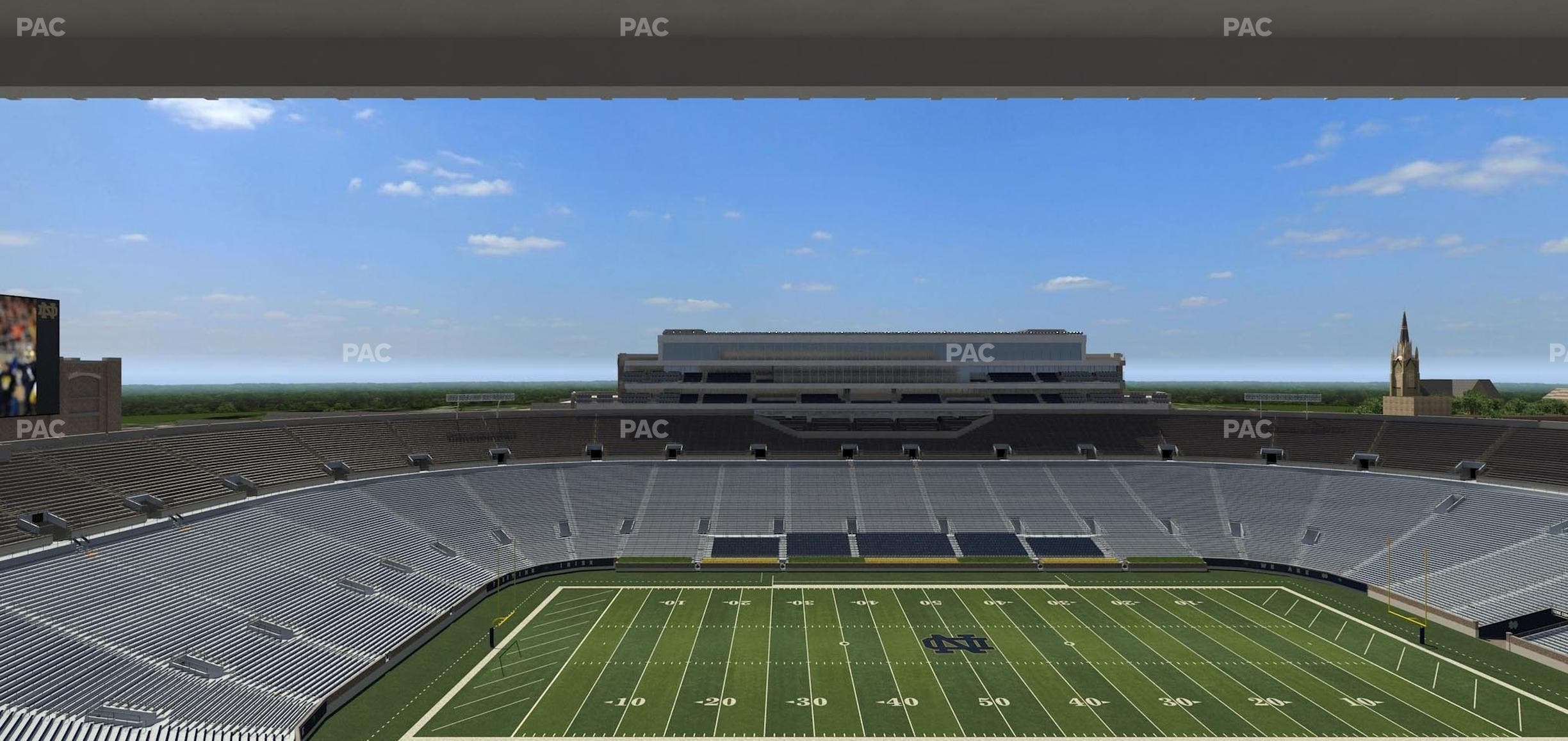 Notre Dame Stadium - Section Corbett Club 809 Seat View