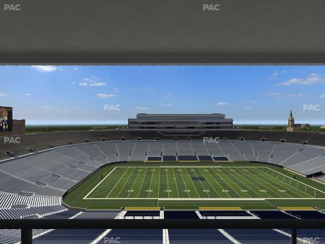 Notre Dame Stadium - Section Corbett Club 809 Seat View