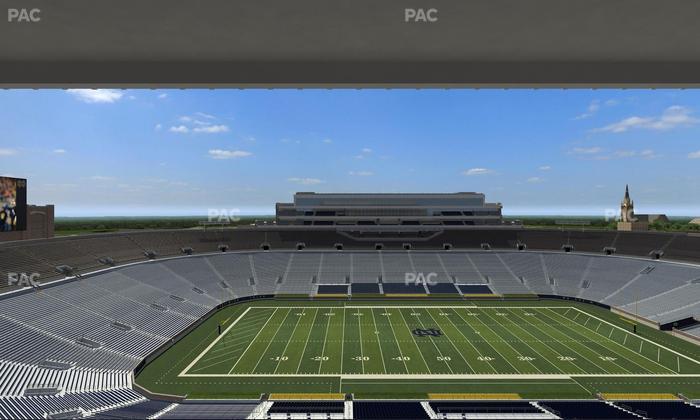 Notre Dame Stadium - Section Corbett Club 809 Seat View