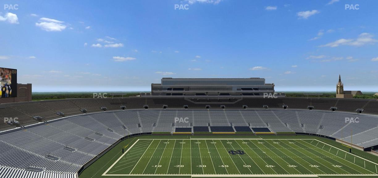Notre Dame Stadium - Section Corbett Club 809 Seat View