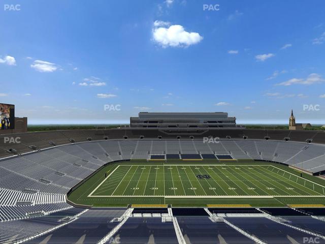 Notre Dame Stadium - Section Corbett Club 809 Seat View