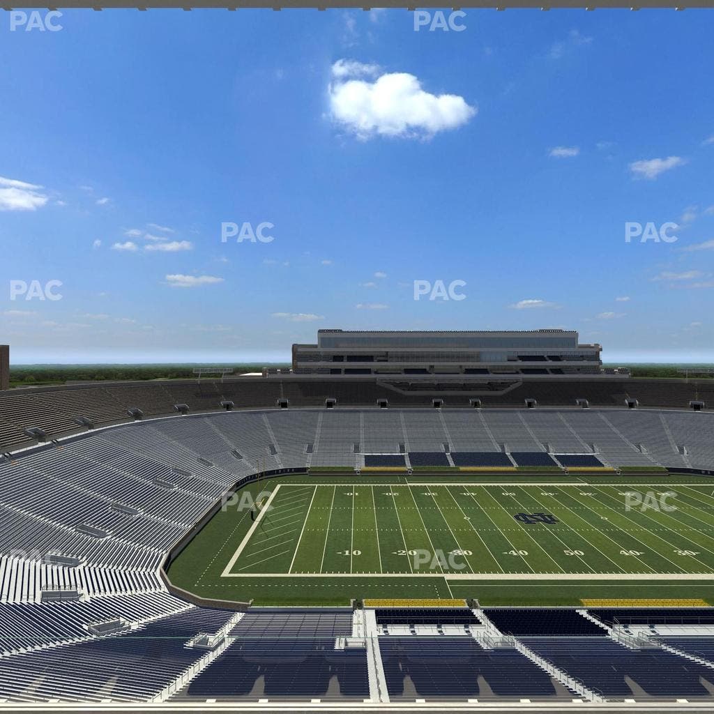 Notre Dame Stadium - Section Corbett Club 810 Seat View
